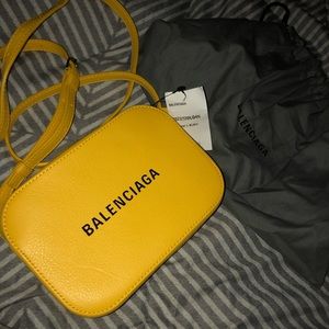 Balenciaga Yellow Crossbody Bag